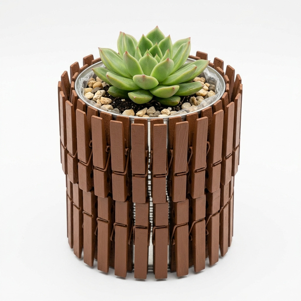 How to Make a Planter from Clothespins — An Easy DIY Anyone Can Do