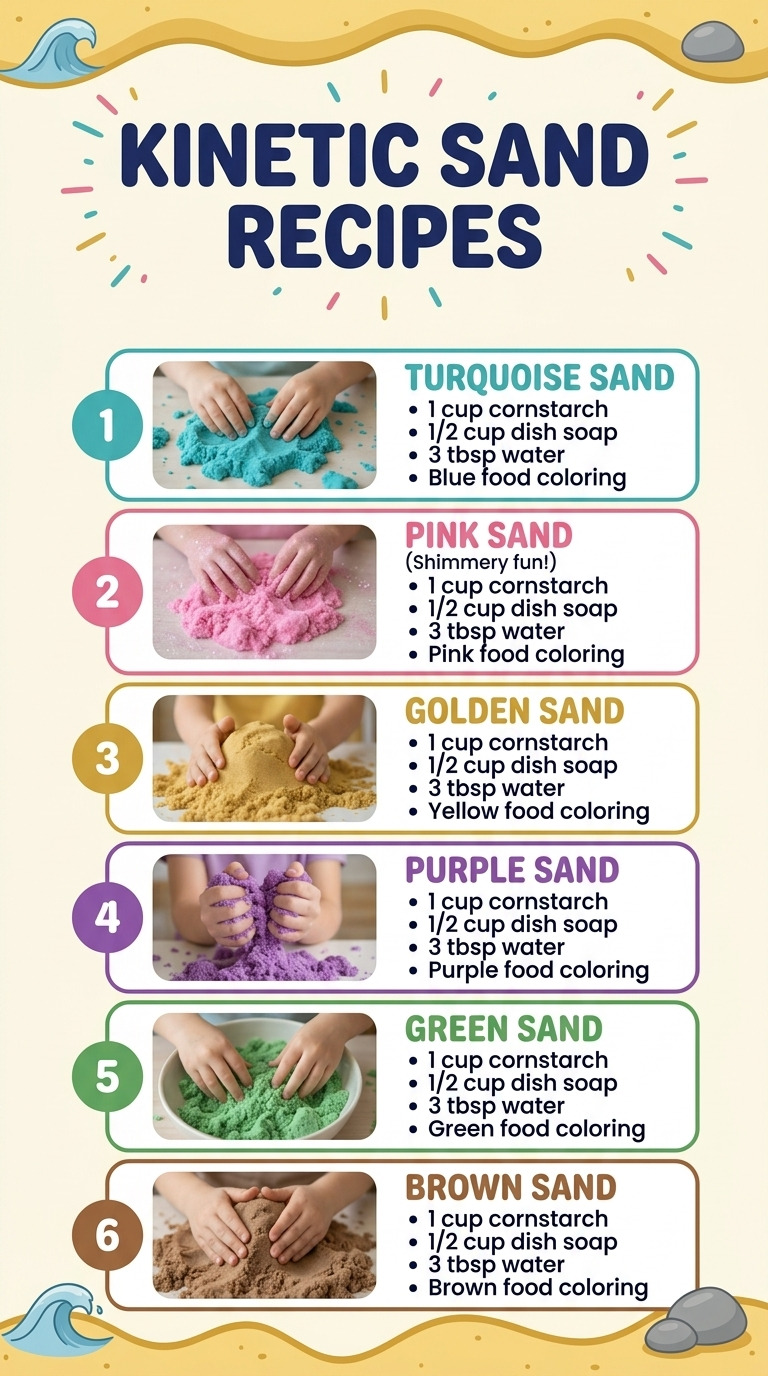Kinetischer Sand aus Maisstärke und Spülmittel: weiche Sensorik-Masse zum Stressabbau