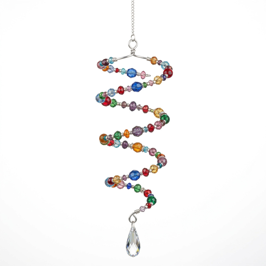 How to Make a Beaded Spiral Sun Catcher — An Easy DIY Anyone Can Do