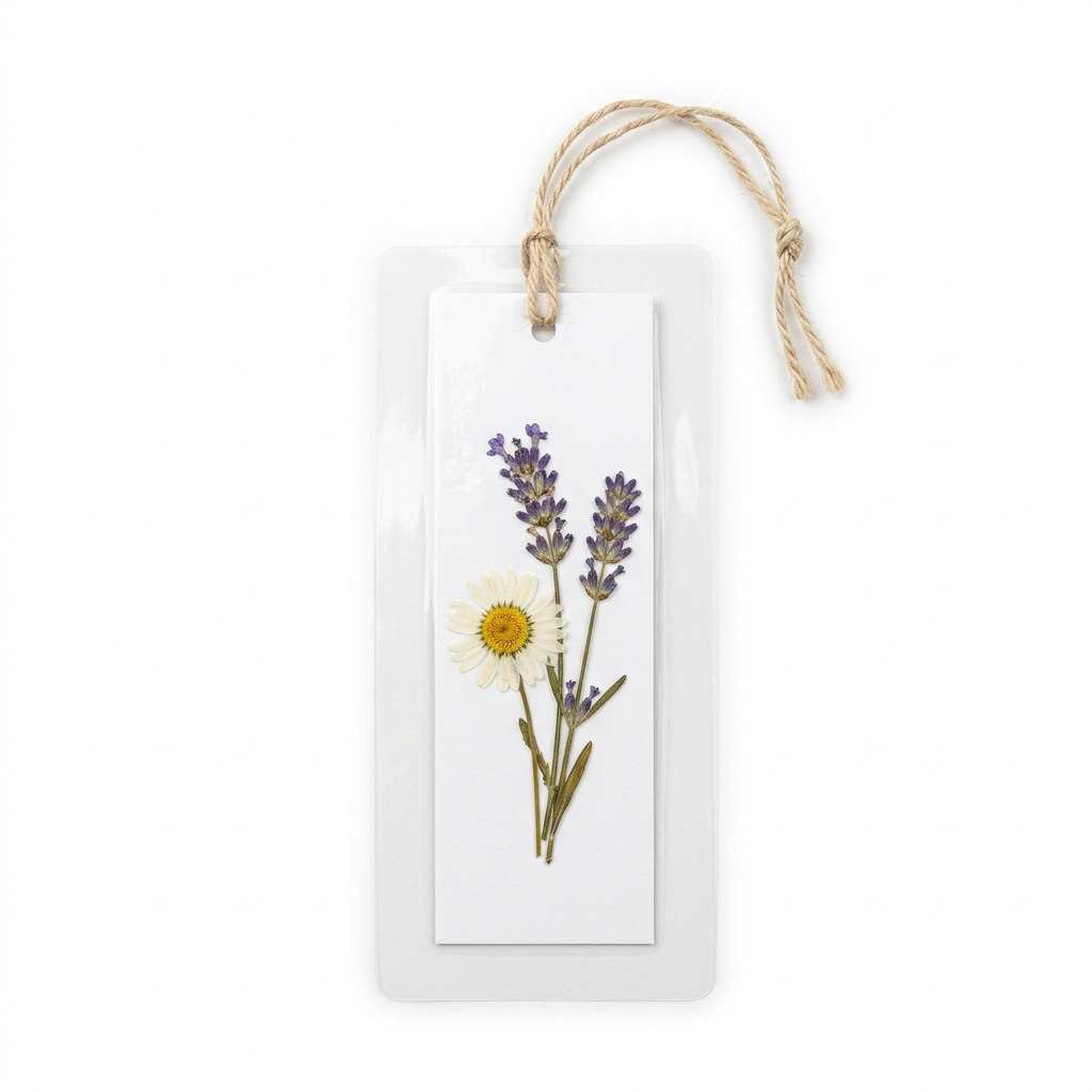 Pressblumen-Lesezeichen mit Laminierfolie: verwandeln Sie getrocknete Blüten in ein schönes Geschenk